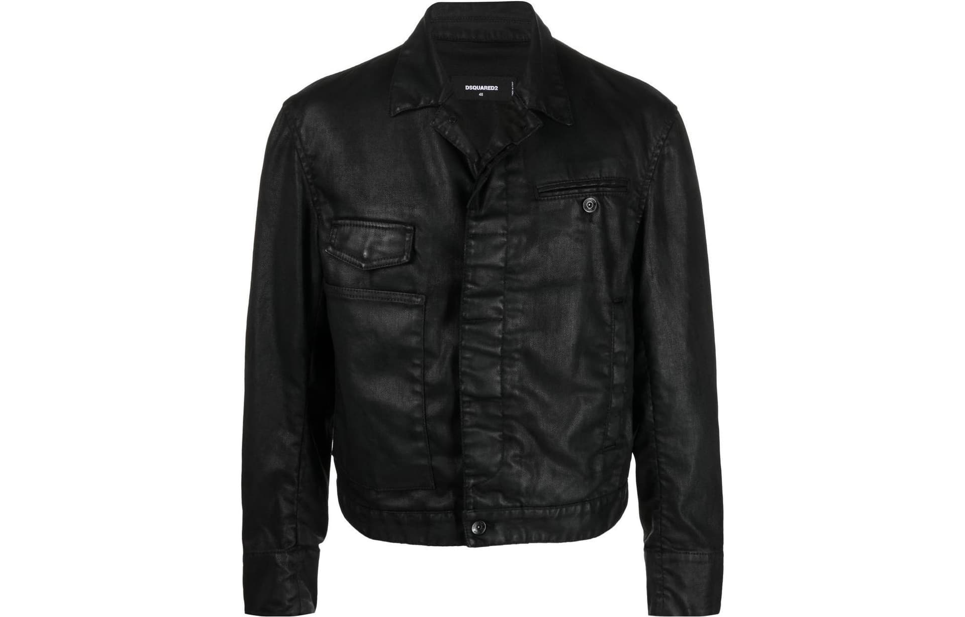 Куртка DSQUARED2 FW22 Pilot Jacket Black - изображение 1