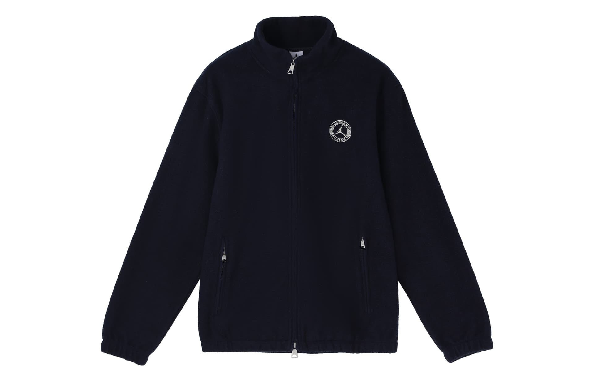 Куртка Jordan x UNION 23SS Wool Blend Zip Jacket Navy - изображение 1