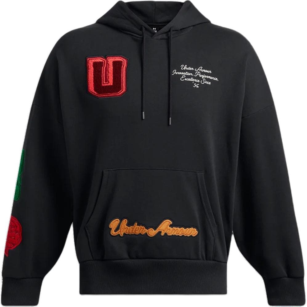 Худи Under Armour Icon Толстовка Мужское Черное - изображение 1