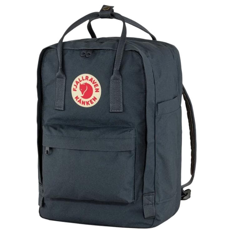 Fjallraven Kanken 13L Двойная плечевая сумка для активного отдыха унисекс цвет этиленово-морской синий - изображение 2