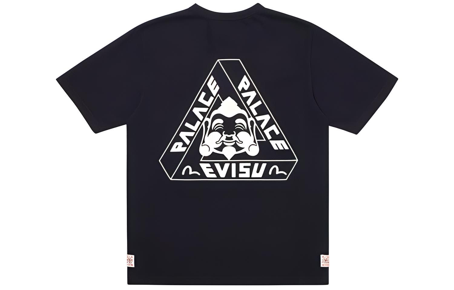 Футболка Palace x Evisu T-shirt Black - изображение 1