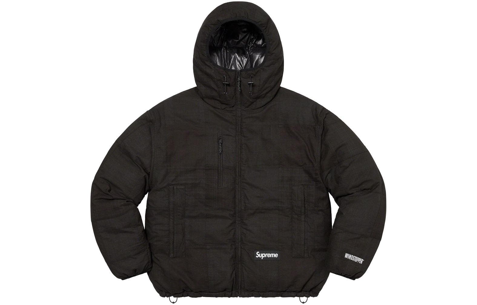 Куртка Supreme SS23 Week 1 MADRAS REVERSIBLE WINDSTOPPER PUFFER JACKET - изображение 1