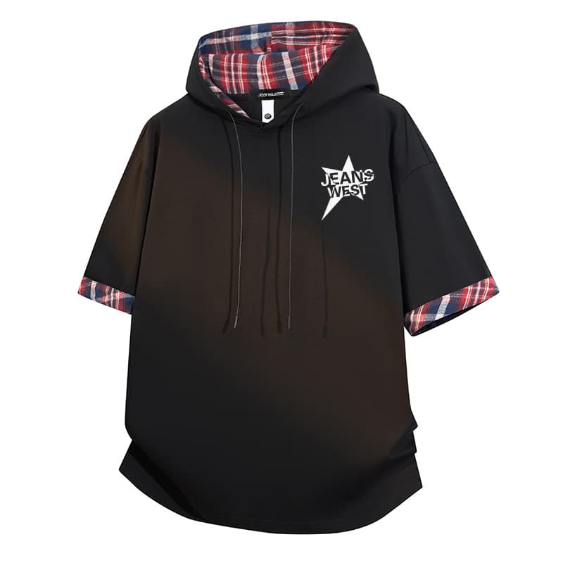 Футболка JEANSWEST Casual Hoodie T-Shirt - изображение 1