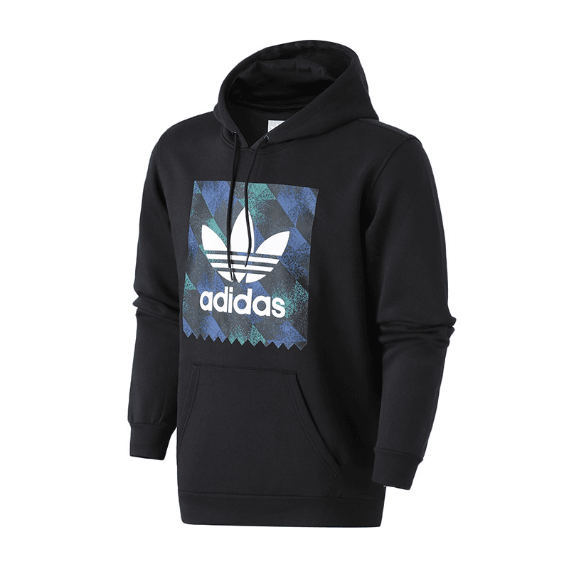 Худи Adidas Originals Толстовка Мужская Черная - изображение 1