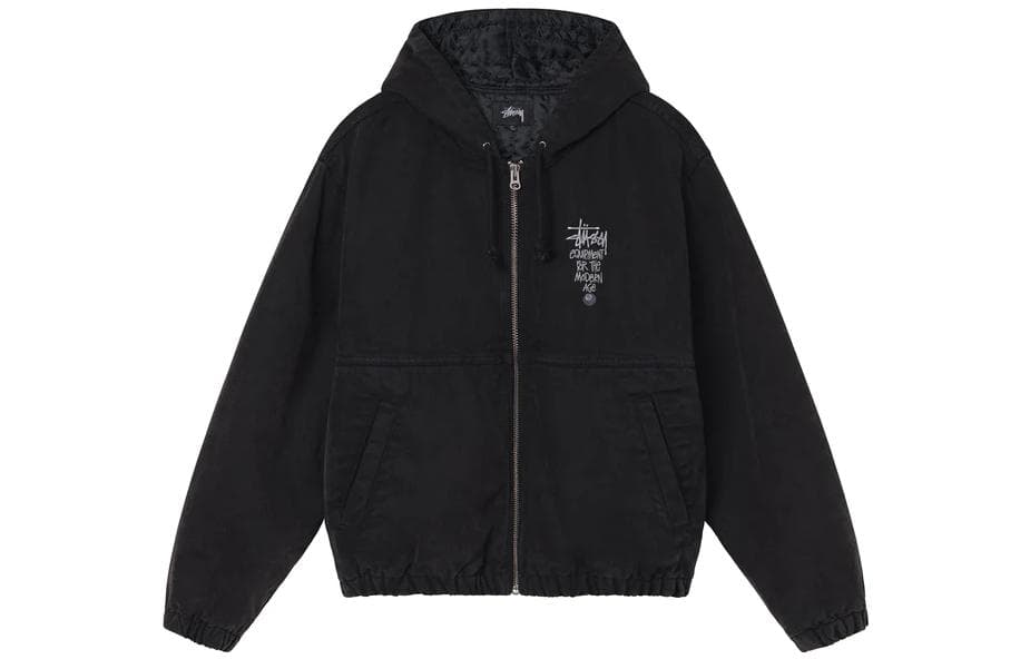 Куртка Stussy FW22 Logo Embroidered Jacket - изображение 1