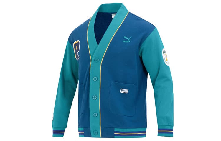 Куртка PUMA Team Badge V-neck Jacket Tr Logo - изображение 1