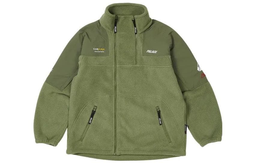 Куртка PALACE FW22 Polartec Double Zip Funnel Olive - изображение 1