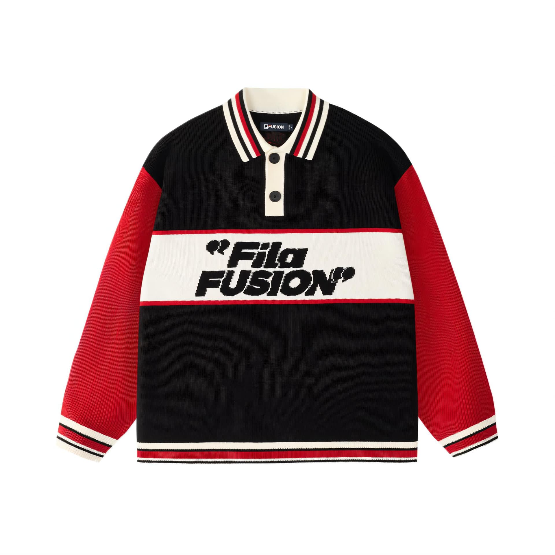 FILA FUSION Культура Трикотаж Унисекс Глубокий Черный - изображение 1