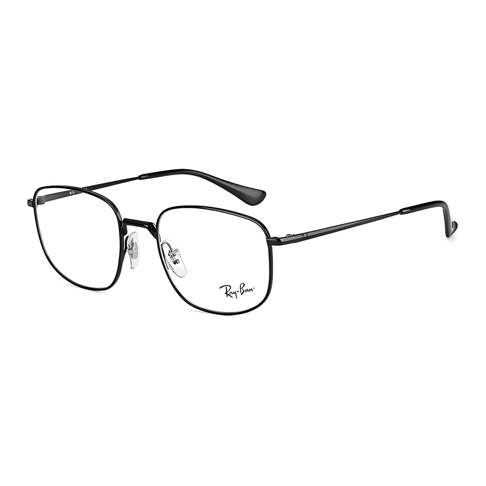 Оправа RayBan Пластиковая оправа Металлическая Оправа для очков Унисекс Черная - изображение 1