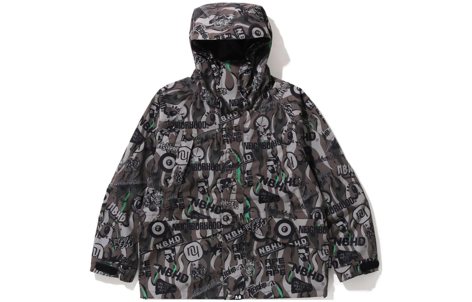 Куртка BAPE x NEIGHBORHOOD SS23 Logo - изображение 1
