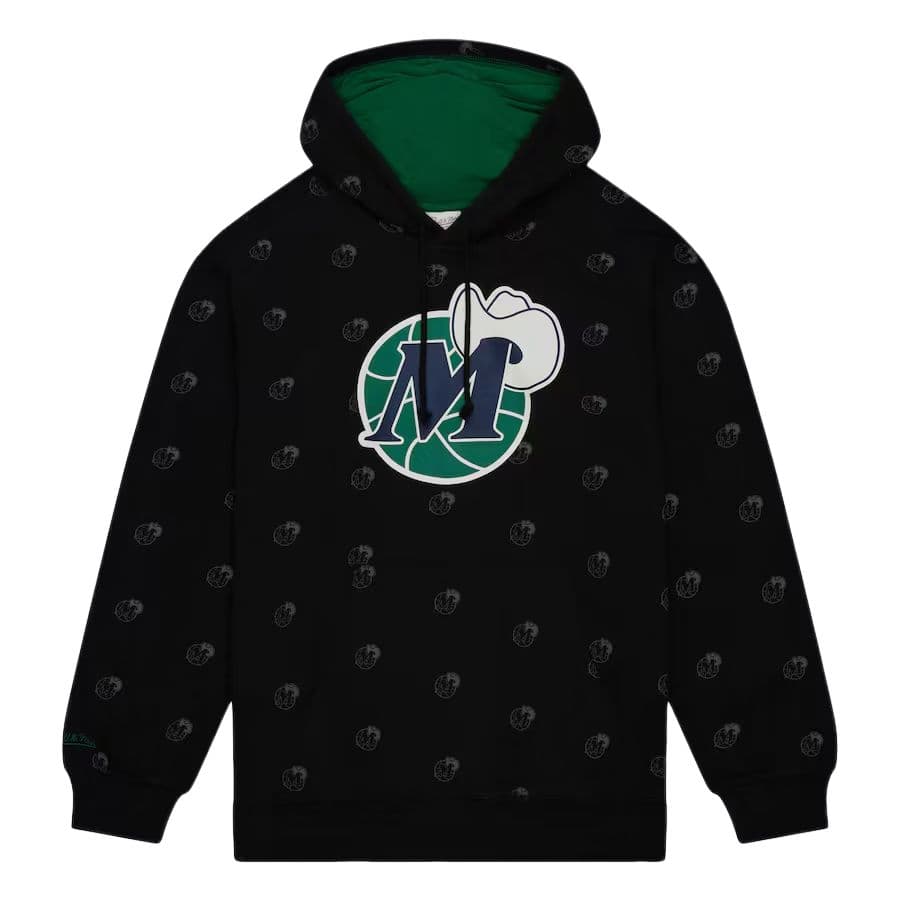 Худи Mitchell Ness X NBA Dallas Mavericks Худи-ханьфу Мужской Черный - изображение 1