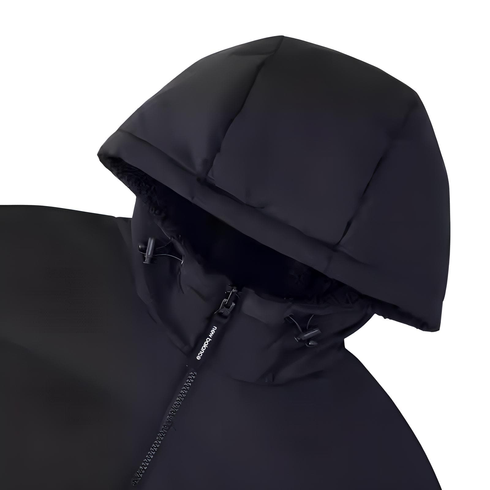 Зимняя куртка New Balance Reversible Logo Puffer Jacket Black - изображение 5