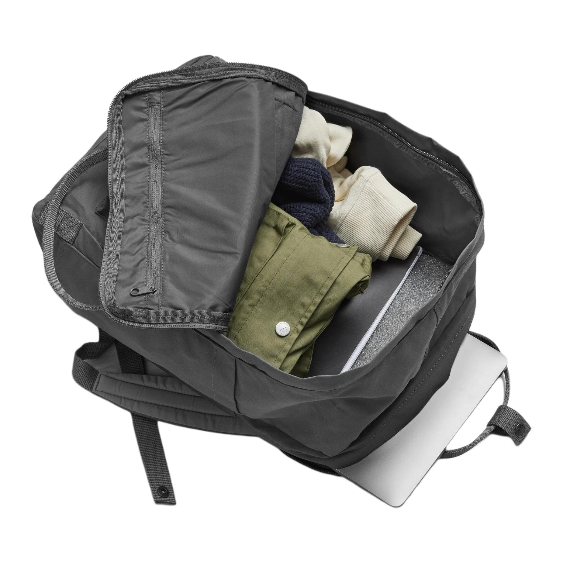 Fjallraven Kanken Туристические сумки Серый Унисекс - изображение 4