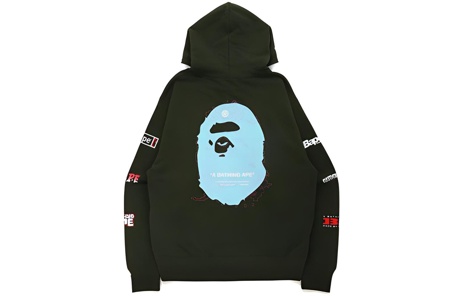 Худи A BATHING APE Digital Mosaic Logo - изображение 1