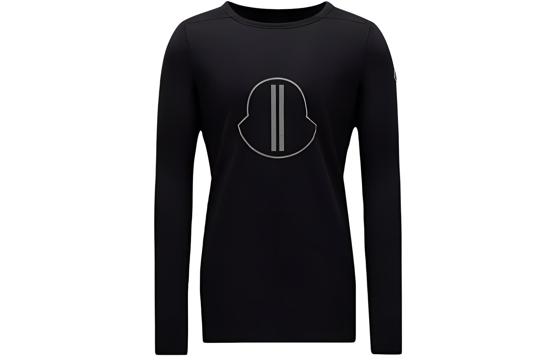 Футболка Moncler x RICK OWENS logo FW23T - изображение 1