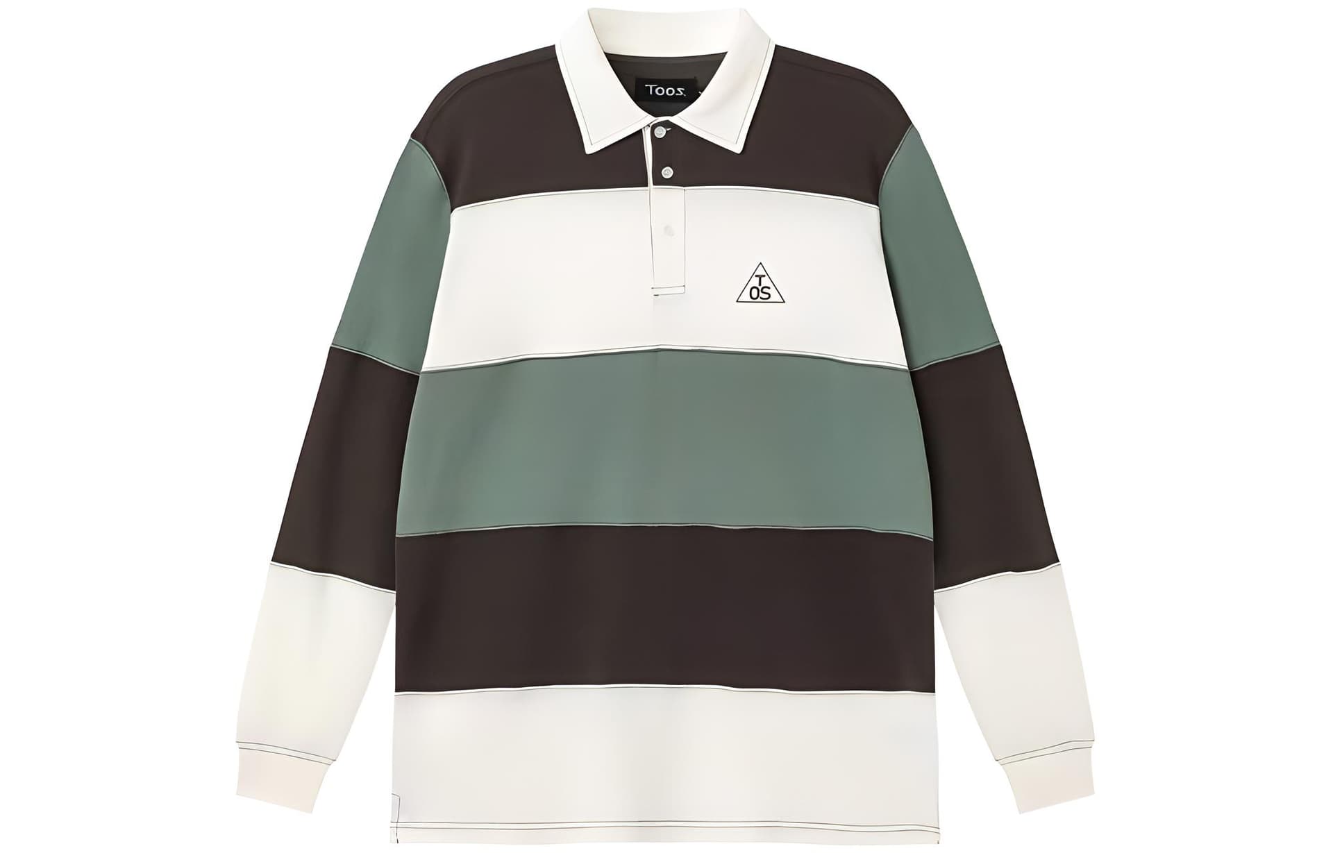Поло Toos Polo Shirt White Green - изображение 1