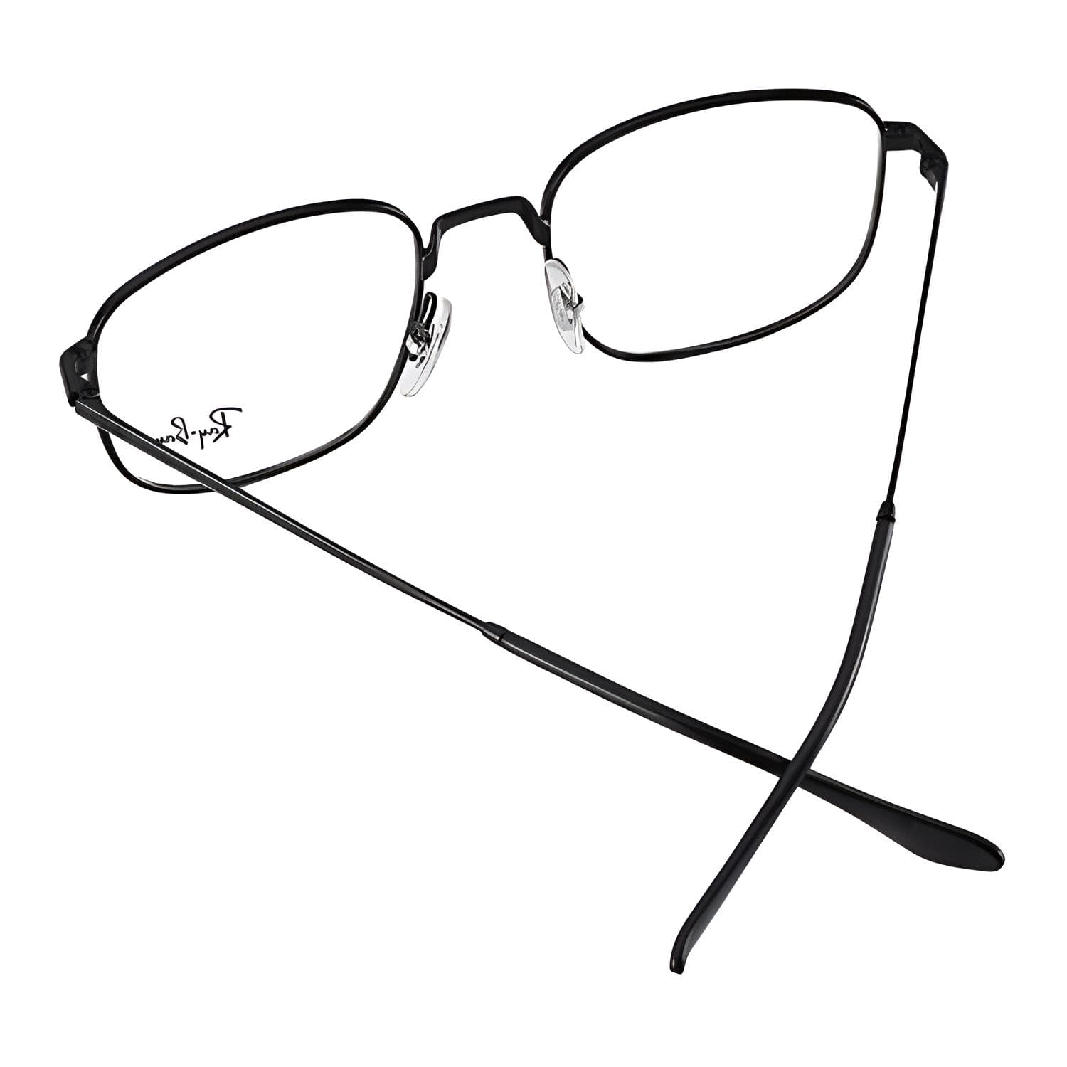 Оправа RayBan Пластиковая оправа Металлическая Оправа для очков Унисекс Черная - изображение 3