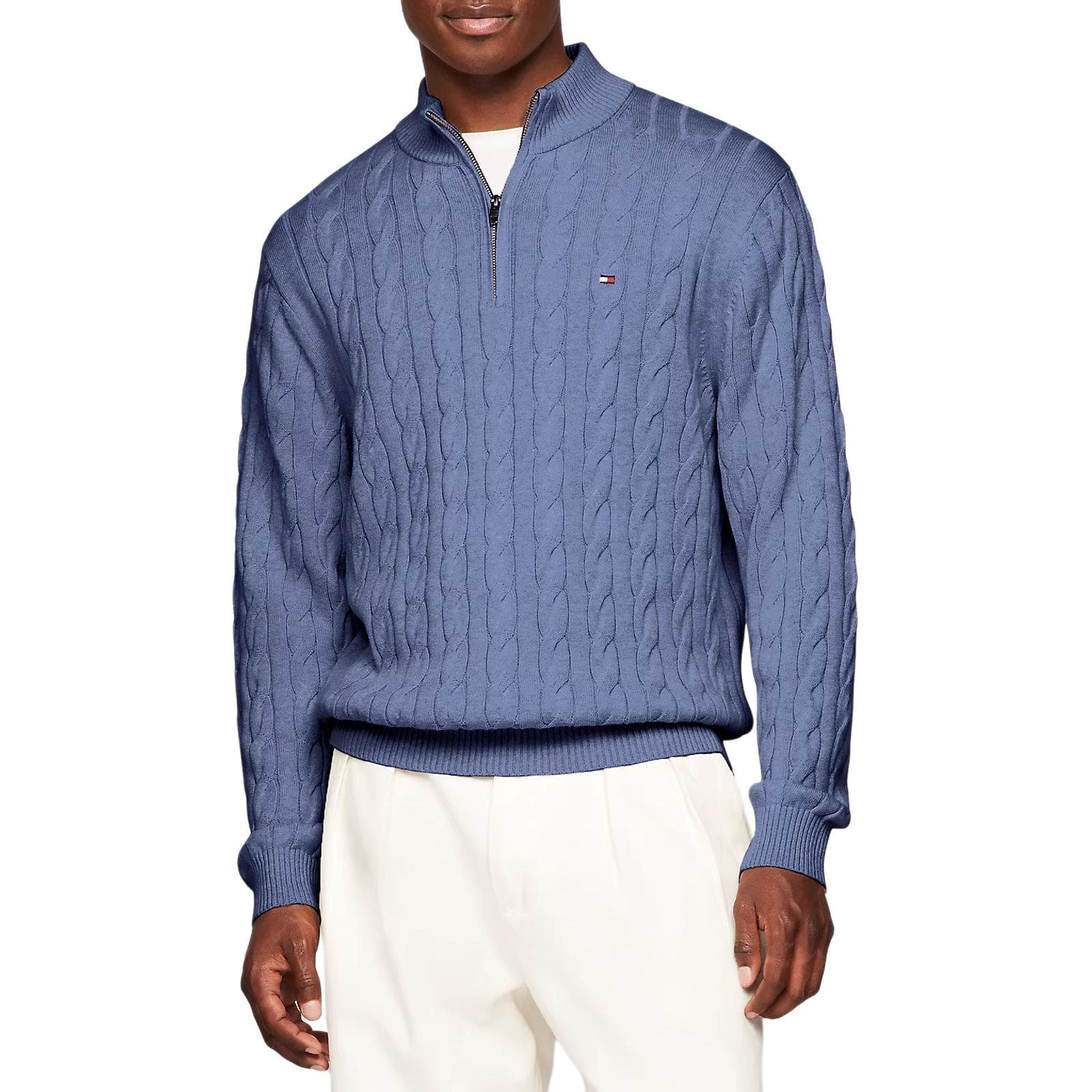 Tommy Hilfiger Трикотаж Мужской Haze Синий - изображение 1