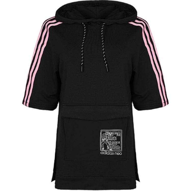 Худи Adidas Neo Толстовка Унисекс Черный - изображение 1