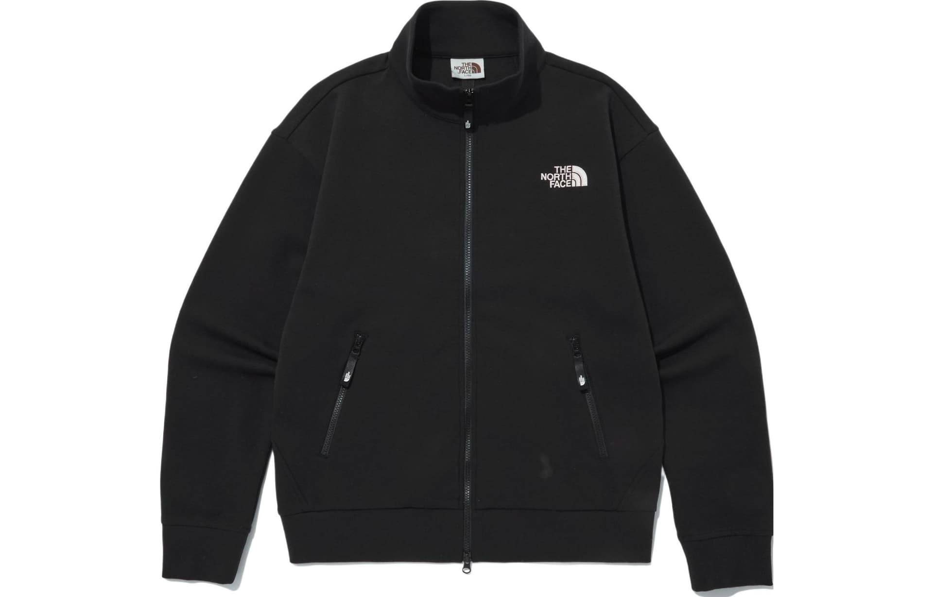 Куртка The North Face Logo Embroidered Zip Jacket Black - изображение 1
