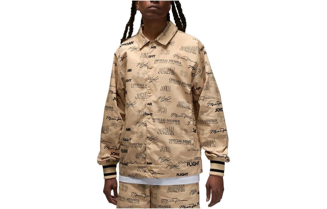 Куртка Jordan Button-Up Jacket Khaki - изображение 1
