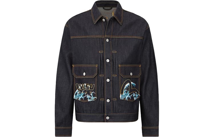 Джинсовая куртка EVISU m - изображение 1