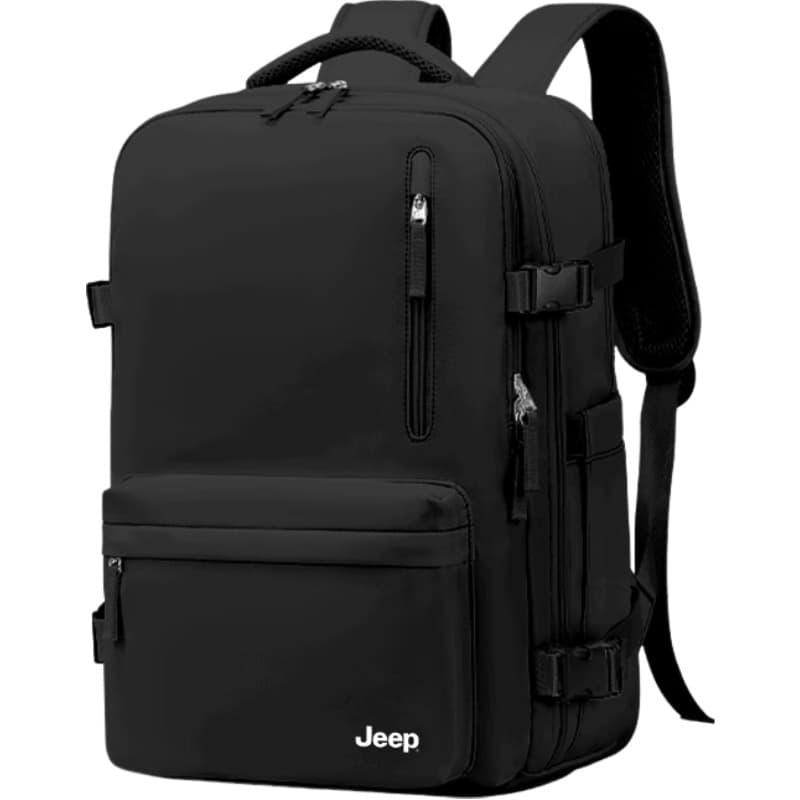 Рюкзак Jeep Полиэфирное волокно Рюкзак Обычный (стандартный) Унисекс Черный - изображение 1