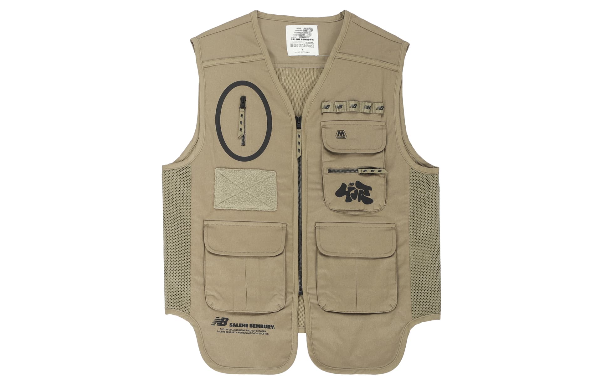 Жилет New Balance x Salehe Bembury Khaki Vest - изображение 1