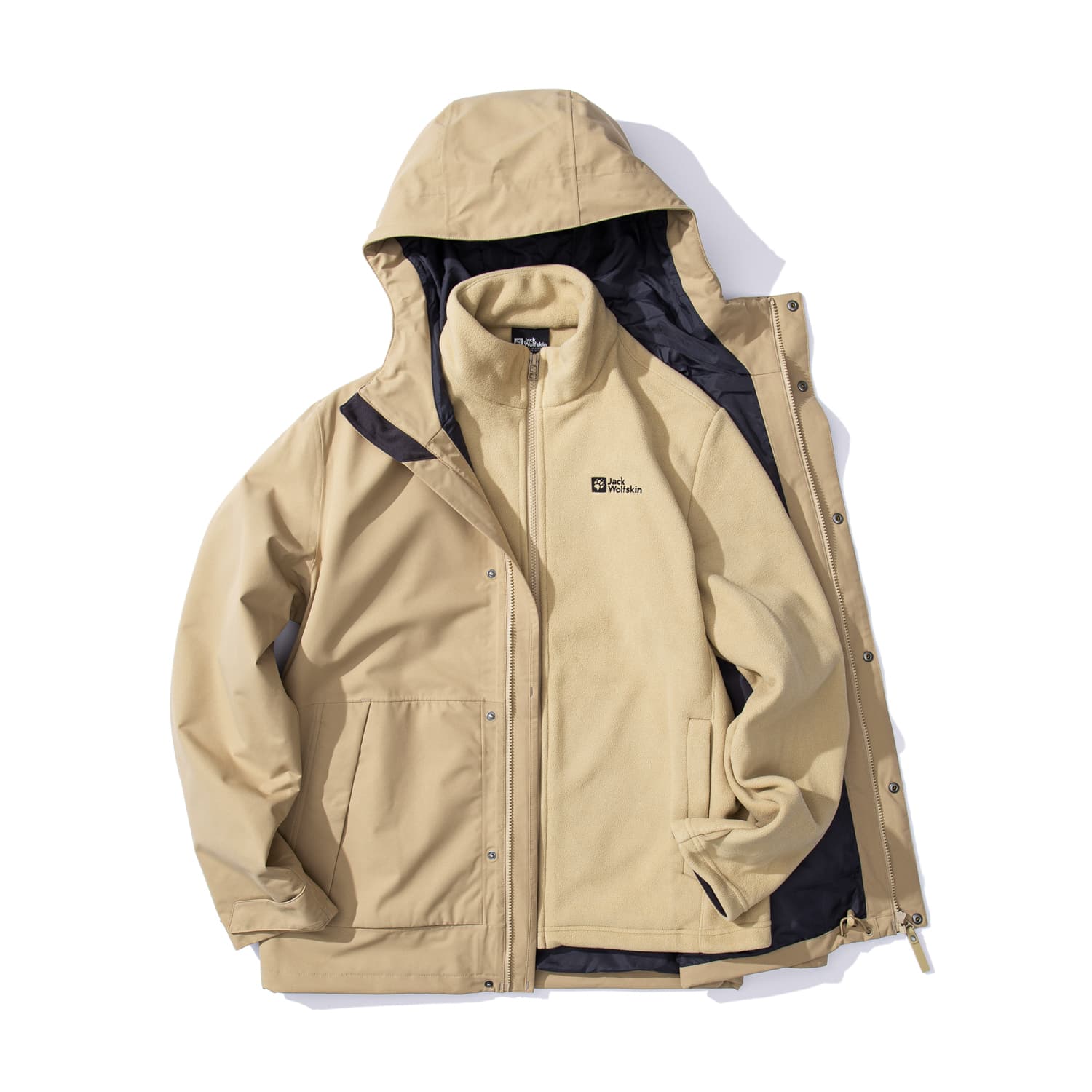 Демисезонная куртка Jack Wolfskin 3-in-1 Jacket - изображение 1
