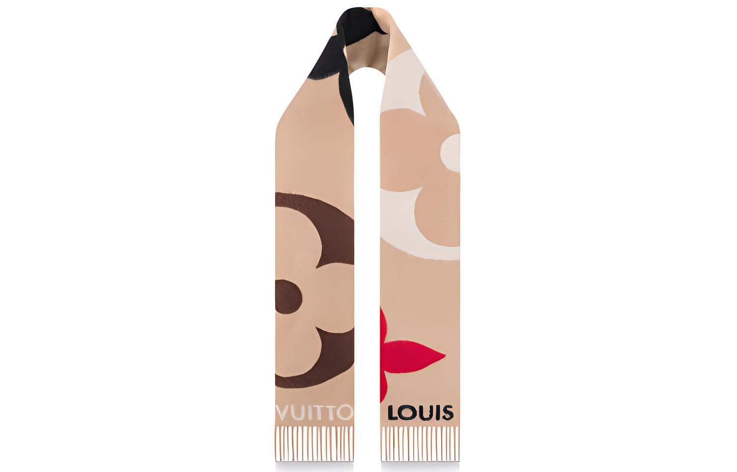 Шарф Louis Vuitton The Ultimate Scarf Beige - изображение 2