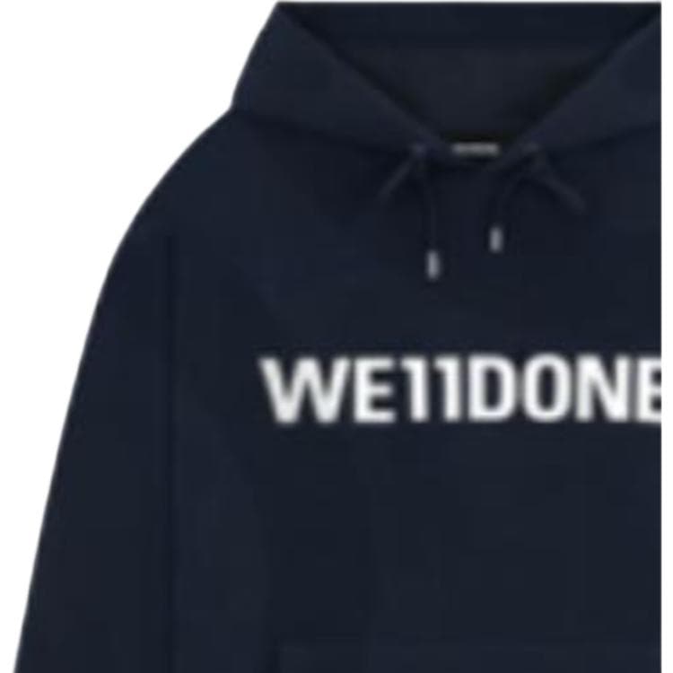 Худи WE11DONE FW22 Logo - изображение 4
