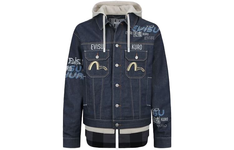 Джинсовая куртка EVISU logo - изображение 1