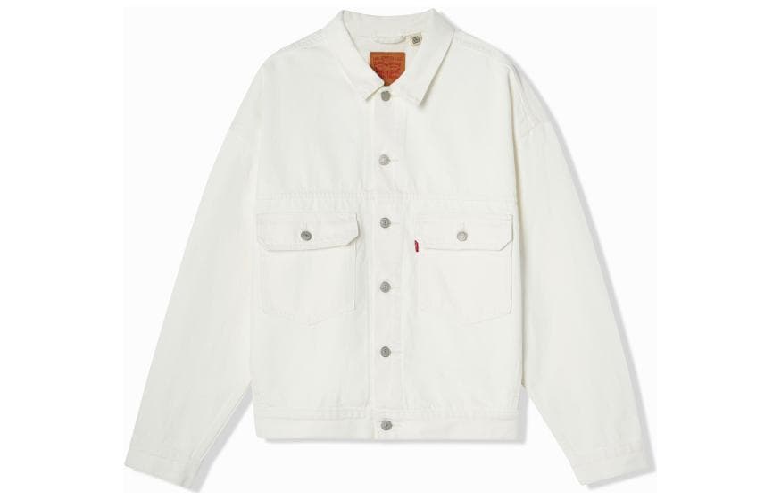 Джинсовая куртка Levi’s Solid Color Denim Jacket White - изображение 1