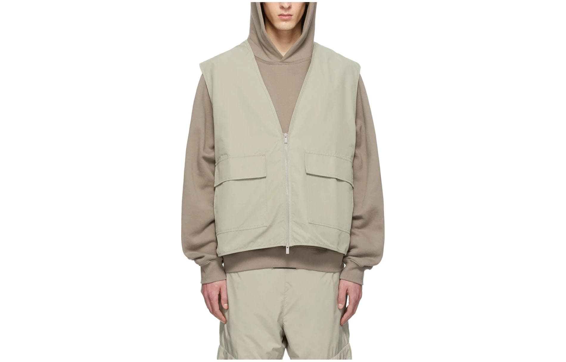 Жилет Fear of God Essentials SS22 Green Cotton Vest Seafoam - изображение 1