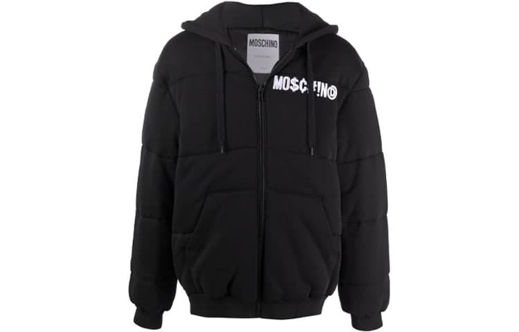 Зимняя куртка пуховик MOSCHINO logo - изображение 1