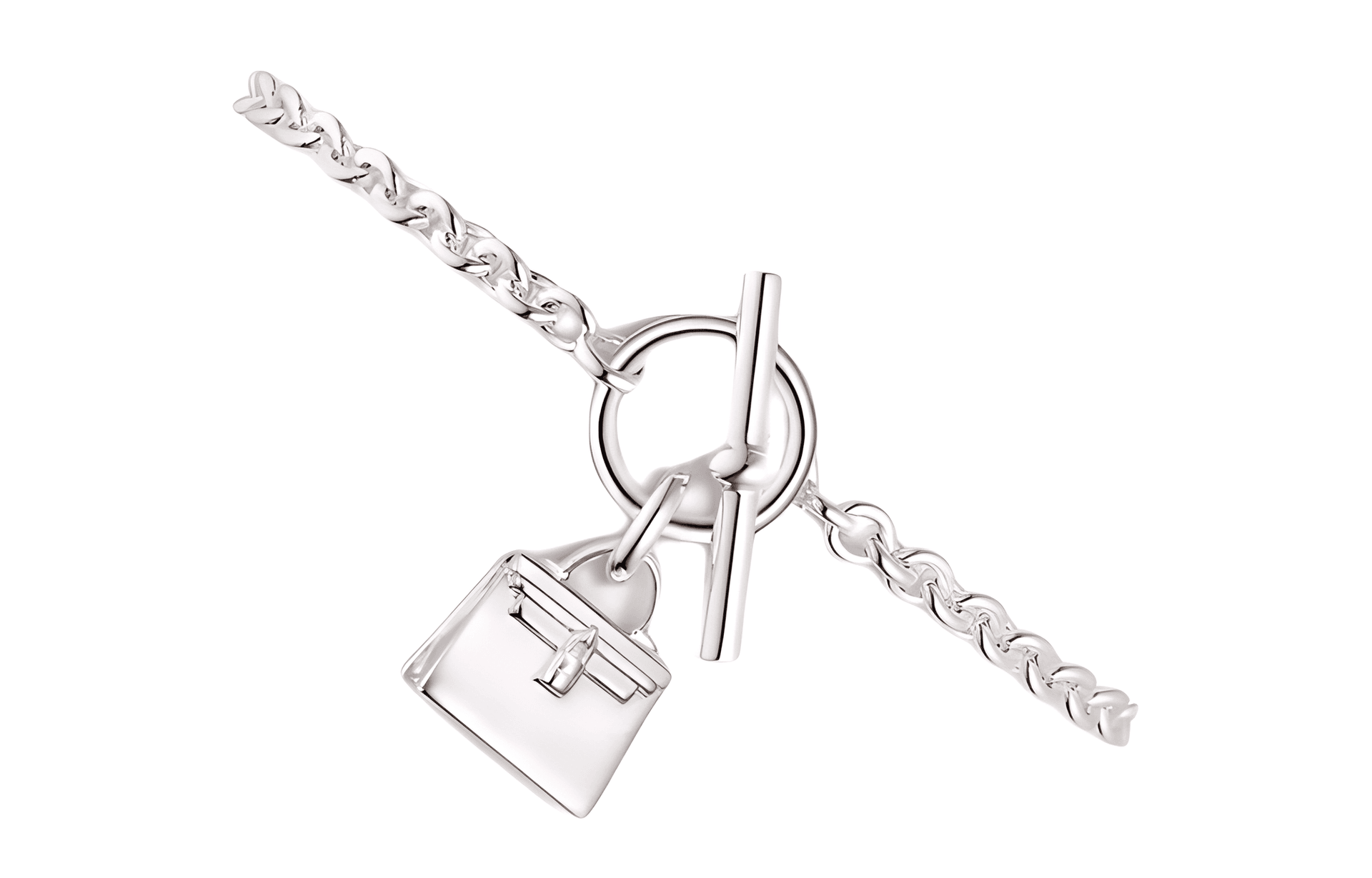Браслет Hermes Kelly Bracelet Silver - изображение 1