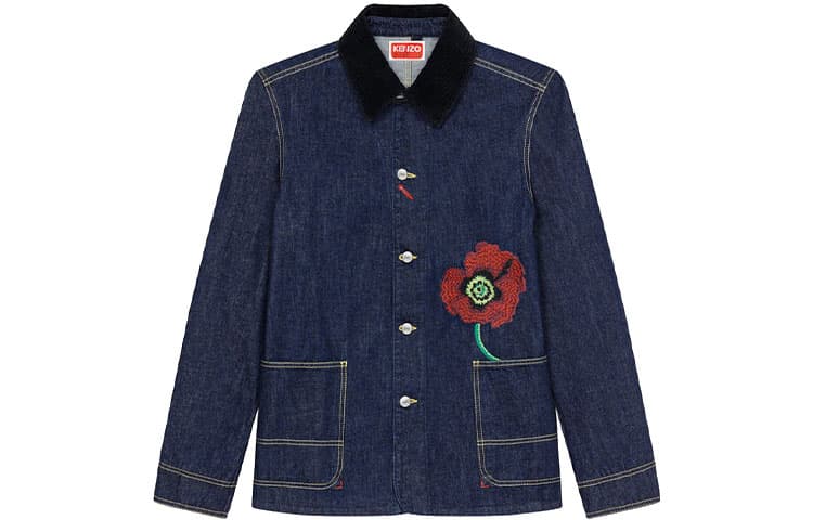 Джинсовая куртка KENZO x Nigo Poppy Denim Jacket - изображение 1