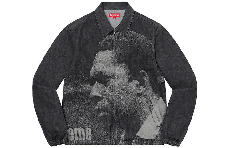Джинсовая куртка Supreme John Coltrane Denim Harrington Jacket - изображение 1