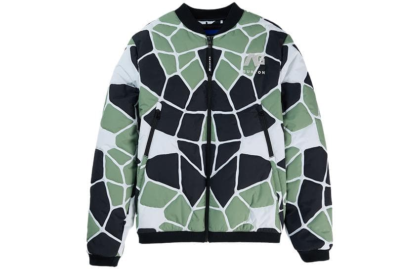 Куртка BURTON AG серия THAWLESS Bomber Куртка Унисекс Черный Зеленый - изображение 1