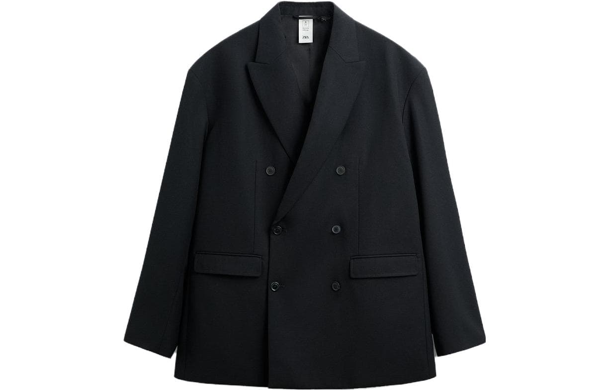 Пиджак ZARA x MAISON SPECIAL Black Blazer - изображение 1