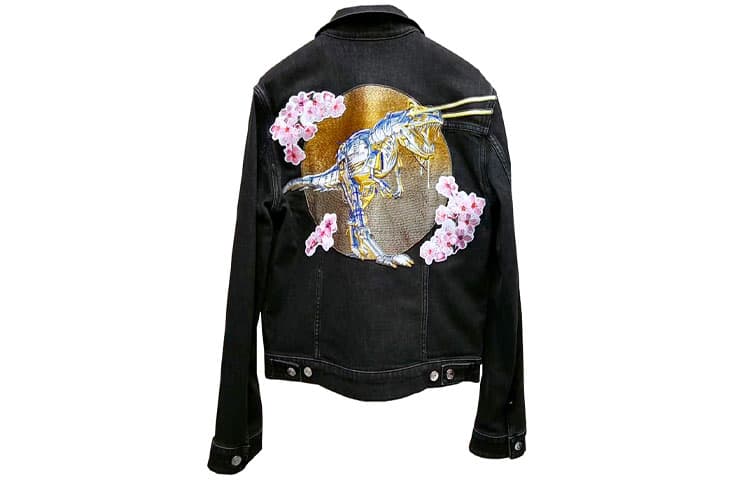 Джинсовая куртка DIOR x Sorayama Embroidered Denim Jacket - изображение 1