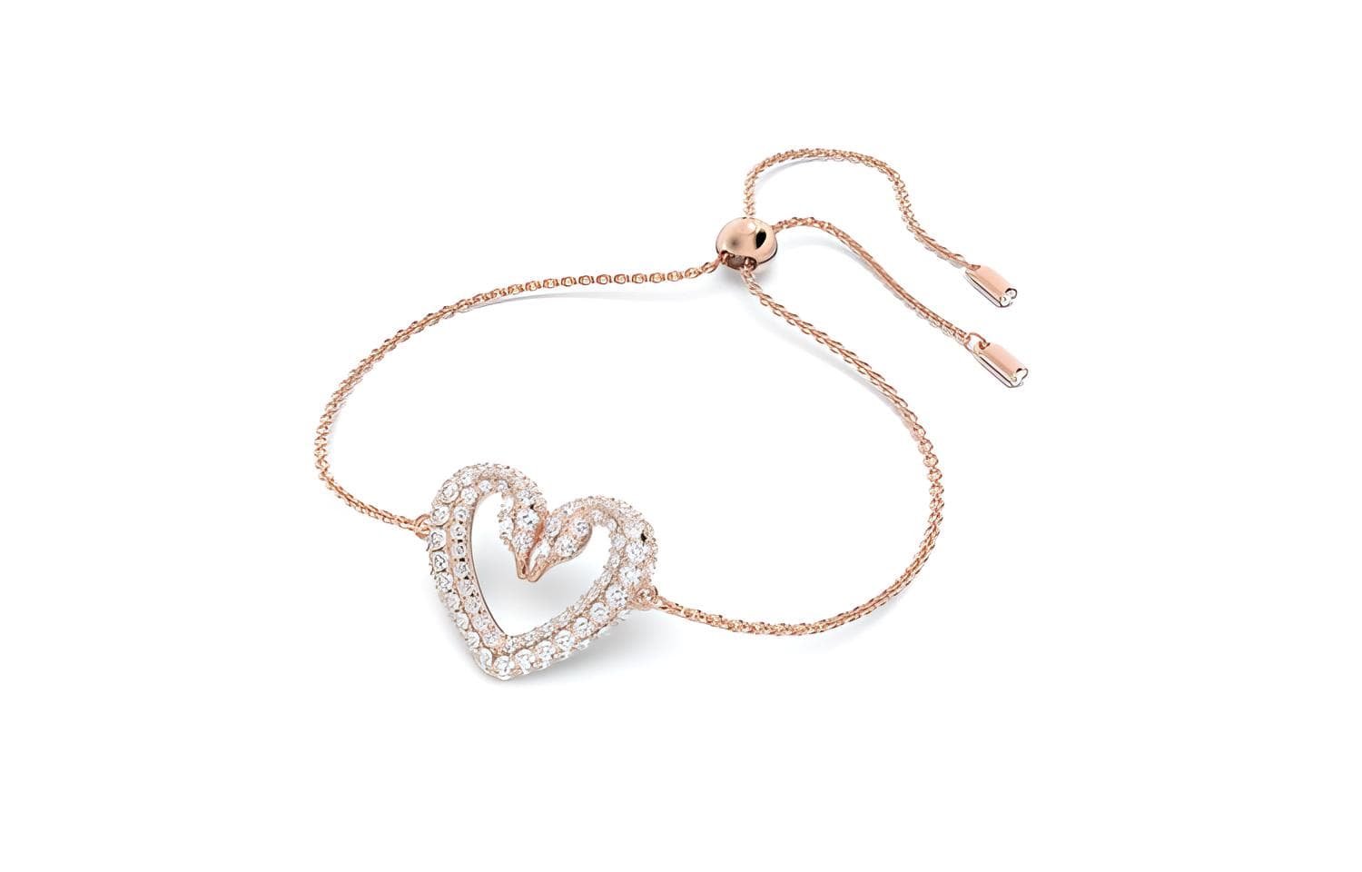 Браслет Swarovski Swan Heart Bracelet Rose Gold - изображение 2