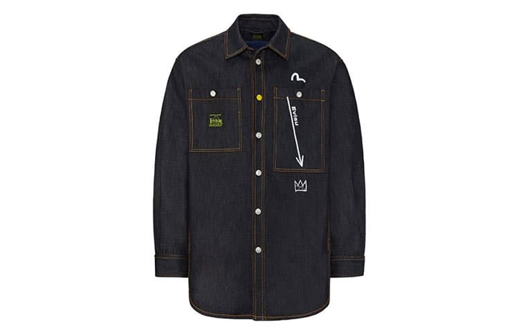 Джинсовая куртка EVISU x jean michel basquiat - изображение 1