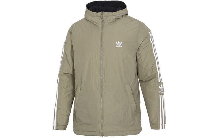 Зимняя куртка пуховик adidas Lock-up Padd Jk Olive - изображение 1