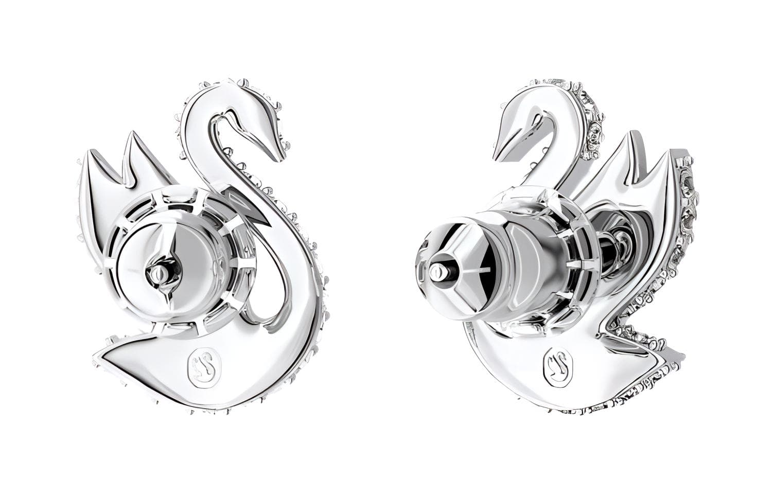 Серьги Swarovski Iconic Swan - изображение 4