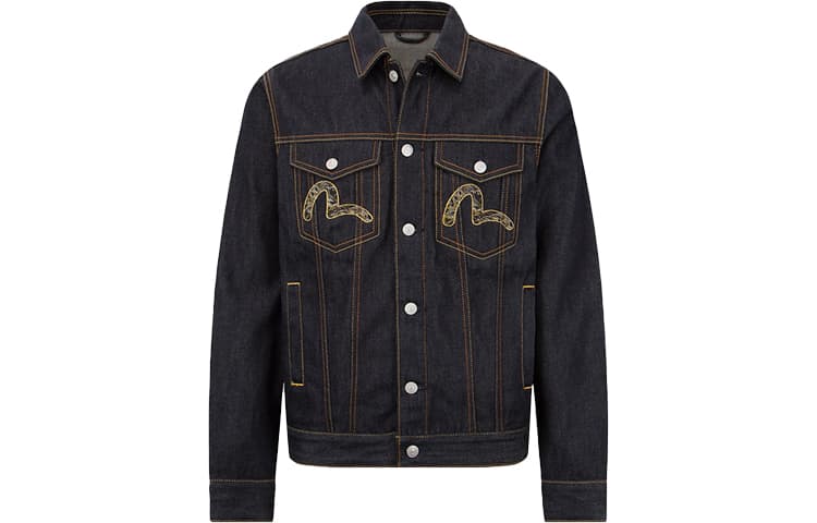 Джинсовая куртка EVISU AW22 Denim Jacket - изображение 1