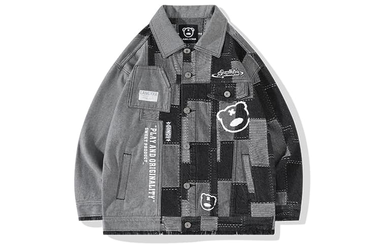 Джинсовая куртка LAMLICKA Denim Jacket Black - изображение 1