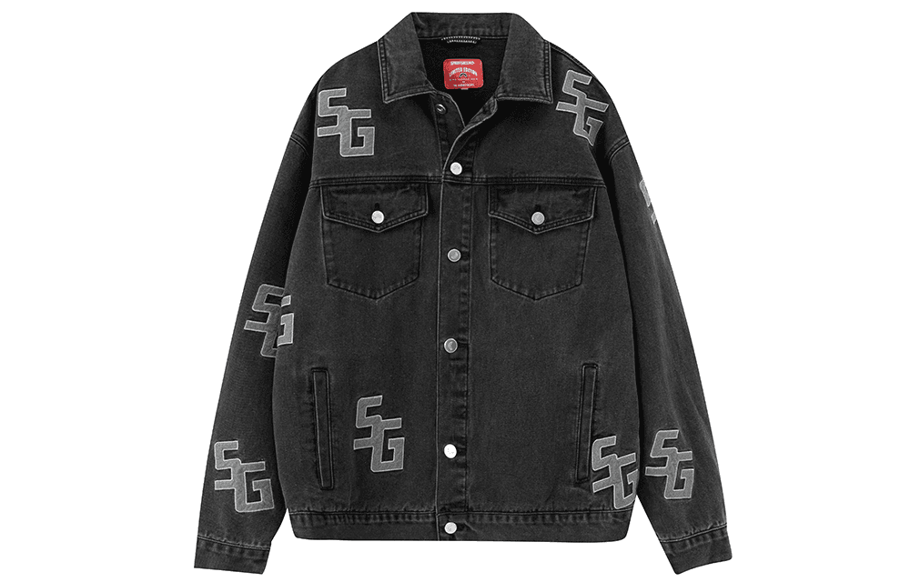 Джинсовая куртка SPRAYGROUND Logo - изображение 1