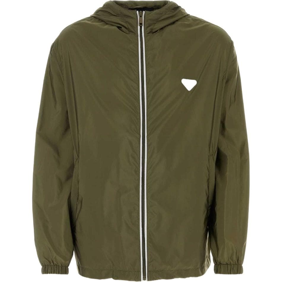 Куртка Prada Hooded Zip Jacket Green - изображение 1