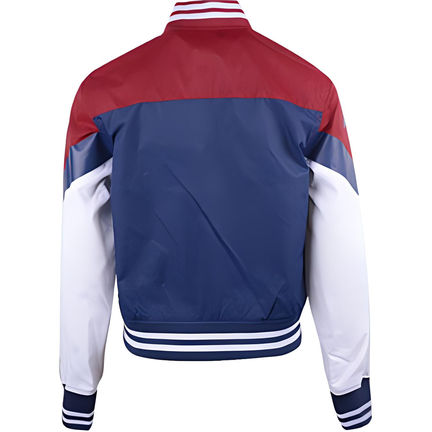 Куртка Converse Women’s Non-Padded Bomber Цветовой блок бейсбольный воротник куртка синий/красный/белый - изображение 2